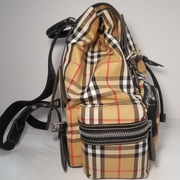 NWT Authentic Brand New BurBerry Medium Rucksack In Vintage Check Nylon - Picture 5 of 13